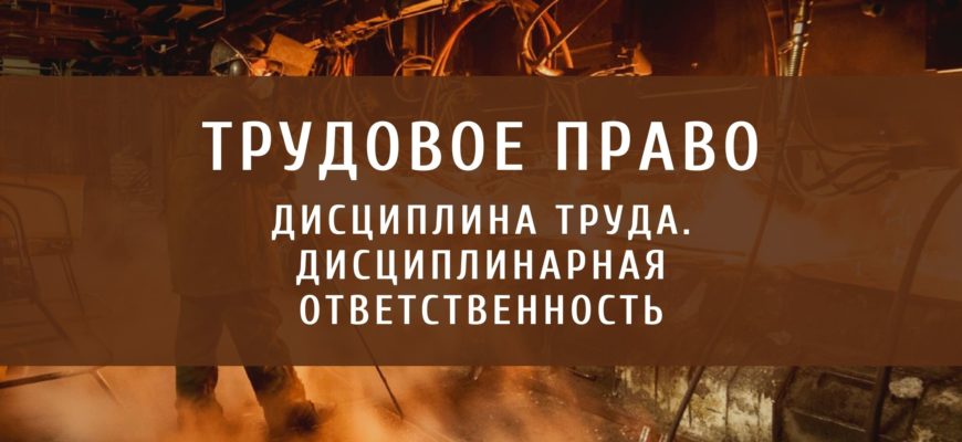 Дисциплина труда